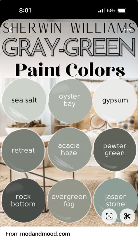 Modern Farmhouse Color Palette Sherwin Williams, Basement Color Schemes With Black Ceiling, French Farmhouse Paint Colors, Kitchen Accent Colors, House Colour Schemes, Colors That Compliment Grey, Whole Home Color Palette, Farmhouse Paint Colors, Paint Color Inspiration