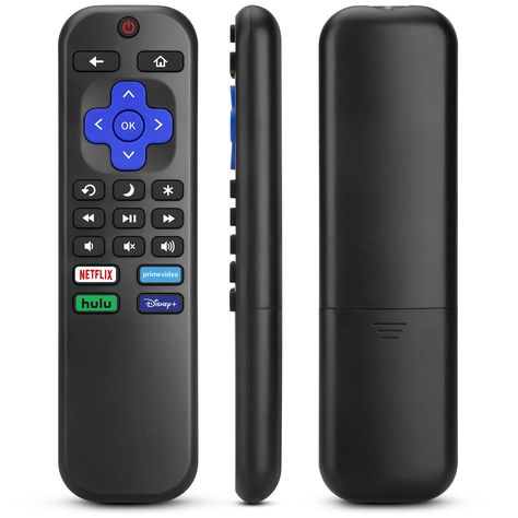 PRICES MAY VARY. Remote control Only for Roku Series TV, Compatible with TCL Roku TV, Hisense Roku TV, Onn Roku TV, Sharp Roku TV, Element Roku TV, Westinghouse Roku TV, Philips Roku TV, Insignia Roku TV, JVC Roku TV, RCA Roku TV, Sanyo Roku TVs Series. The remote ONLY suitable for all Roku TVs. It is NOT compatible with any for Roku Stick,NOT for Roku Streaming Stick,NOT for Roku Box 1/2/3/4(HD/LT/XS/XD),NOT for Roku Ultra,NOT for Roku Express,NOT for Roku Premiere ，NOT for Roku Player Get to f Roku Stick, Roku Streaming Stick, Roku Tv, Tv Remote Controls, Video Accessories, Favorite Apps, Remote Controls, Tv Remote, Smart Tv