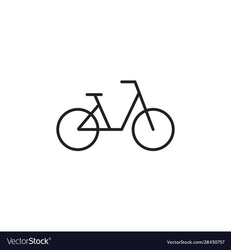 Bike Illustration Simple, Bike Drawing Simple, Bicycle Drawing, Bike Drawing, Bike Illustration, A White Background, High Res, Png Images, Adobe Illustrator