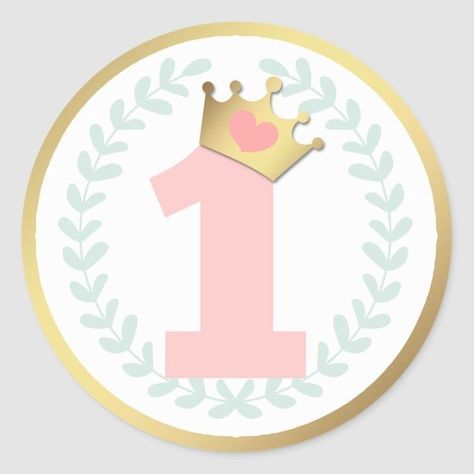 Pink Princess Crown, Pink And Gold Wallpaper, Happy Birthday Printable, Crown Baby, Princess Birthday Cake, Diy Birthday Decorations, Princess Theme, Pink Baby Girl