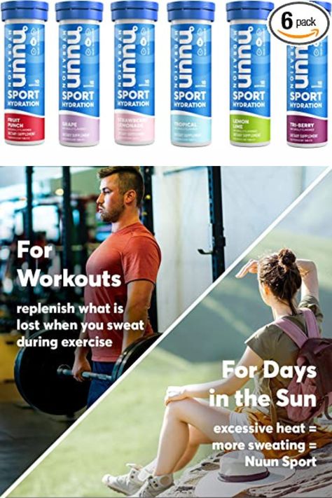 Nuun Sport is an Electrolyte-Rich Sports Drink Tablet, enhanced with electrolytes and bursting with delicious fruity flavor. Mix with water for a hydrating beverage to keep you powering through your next workout #amazon #amazondeals #amazonfinds #amazonmusthave #keto #ketodiet #ketodrinks #weightloss #fitness #gym #workout #ketosnacks #nutrients #electrolytedrink Electrolyte Drink, 10 Count, Fitness Gym Workout, Sports Drink, Variety Pack, Keto Snacks, Fitness Gym, Gym Workout, Keto Diet