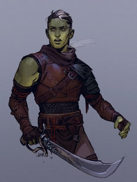 Half-orc Male, Critical Role Characters, Critical Role Campaign 2, Half Orc, The Mighty Nein, Critical Role Fan Art, Mighty Nein, Dungeons And Dragons Characters, Dnd Art