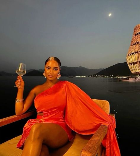 On A Boat, Click Here, A Woman, Black Women, Wine, Orange, Glass, Black