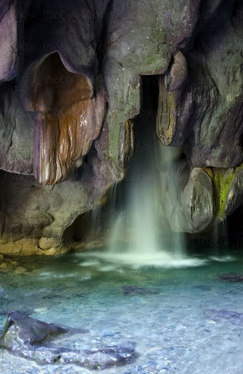 Waterfall Grotto, Grotto Aesthetic, Grotto Design, Rock Waterfall, Backyard Makeover, Us Images, Photo Dump, Places Ive Been, Travel Destinations