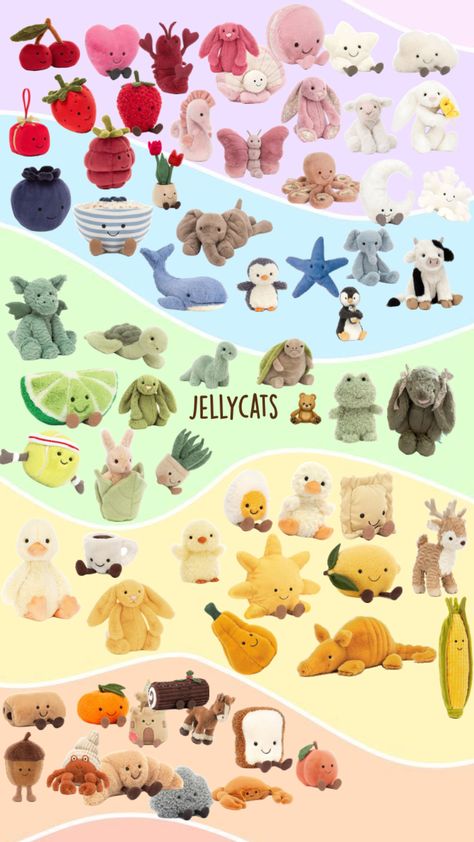 JellyCats are the cutest stuffed animals ever! Which one is your favorite? I like the roses and the angry turtle 🧸 #celia #adorbs #jellycats #shuffles #viral #like #stuffedanimals #aesthetic #preppy Girly Christmas Gifts, Jellycat Stuffed Animals, Cute Squishies, Aesthetic Preppy, Cute Birthday Gift, Gift Inspo, Cute Stuffed Animals, Birthday Wishlist, Birthday Gift Ideas