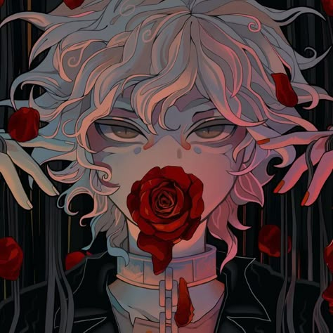 Nagito Komaeda, Anime Icons, Red, Anime