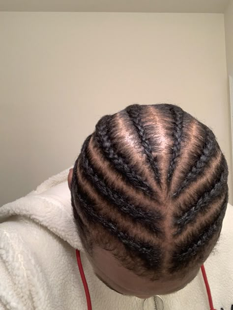 Middle Part Cornrows, Braid Men, Cornrow Ideas, Man Braids, Cornrow Braids Men, Curly Hair Goals, Men Braids, Cornrow Hairstyles For Men, The Big Chop