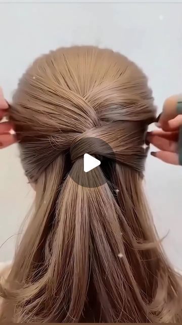 Ambada Hairstyle Indian Weddings, Simple Wedding Hairstyles Straight Hair, Bridesmaid Hair How To Diy, Cute Hairstyles Wedding, Wedding Updos For Long Hair Video, Wedding Easy Updo, Medium Length Styles, Long Hair Bridal Styles, Hair Do Ideas