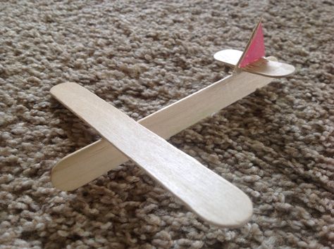 Ice Cream Stick Craft, Craft Sticks, Making A Model, Ice Cream Stick, A Wing, Ice Lolly, Model Airplane, Wait For It, Model Planes