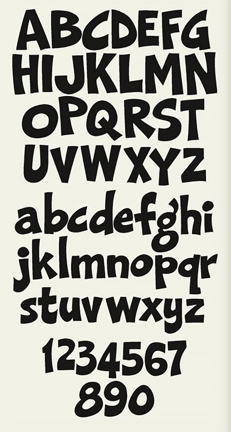 Font Styles Alphabet, Cool Fonts Alphabet, Letras Cool, Comic Font, Cartoon Font, Graffiti Lettering Fonts, Typography Alphabet, Graffiti Alphabet, Hand Lettering Fonts