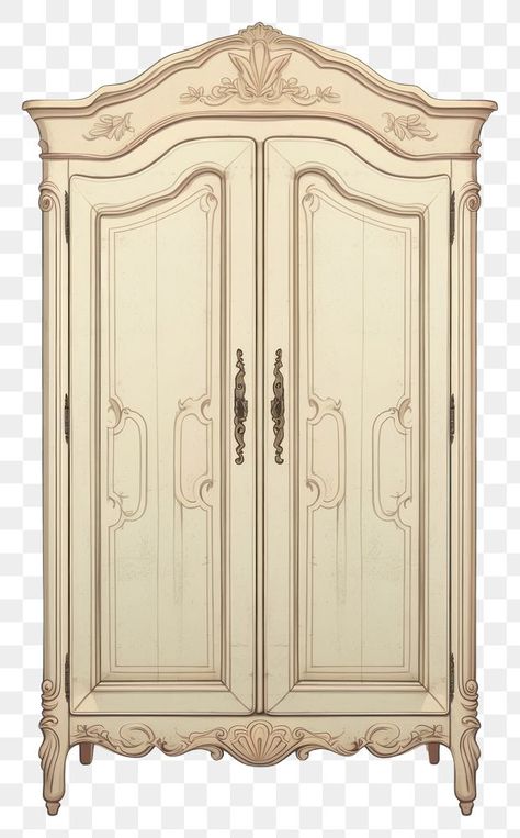 Closet Curtain, Furniture Png, Wardrobe Vintage, Closet Curtains, European Doors, Wooden Wardrobe, Vintage Curtains, Wardrobe Furniture, Furniture Vintage