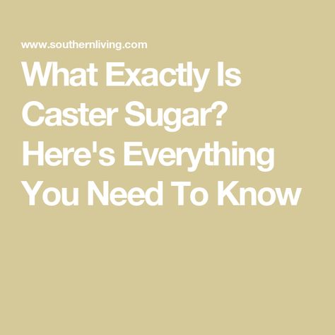 What Exactly Is Caster Sugar? Here's Everything You Need To Know Caster Sugar What Is, Breakfast Party Foods, Easy Dinner Casseroles, Culture Quotes, Etiquette And Manners, Breakfast Party, Plant Problems, Sugar Substitute, Quick Easy Dinner