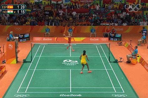 Badminton International Olympic Committee250days GIF - Badminton International Olympic Committee250Days Badminton Match - Discover & Share GIFs Badminton Match, Olympic Badminton, Rio Olympics 2016, Rio Olympics, All In The Family, Rio 2016, Badminton, Tennis Court, Cool Gifs