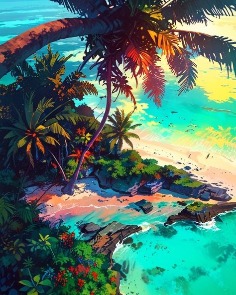 Tropical Islands Paradise, Island Paradise, Island Vibes, Tropical Island, Tropical Islands, Perfect Place, Art Inspo, Utah, Beautiful Places