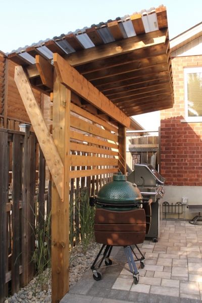 Cantilever Bbq Shelter, Lean To Bbq Shelter, Bbq Lean To, Bbq Pergola, Bbq Shelter Ideas, Ontario Landscape, Bbq Shelter, Cartoon Photography, Black Videos