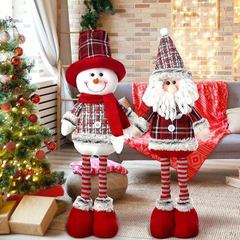 Santa Gnomes, Christmas Plush Toys, Christmas Towels, Snowman Decorations, Santa Claus Christmas, Christmas Dolls, Plush Pattern, Christmas Plush, Cute Snowman