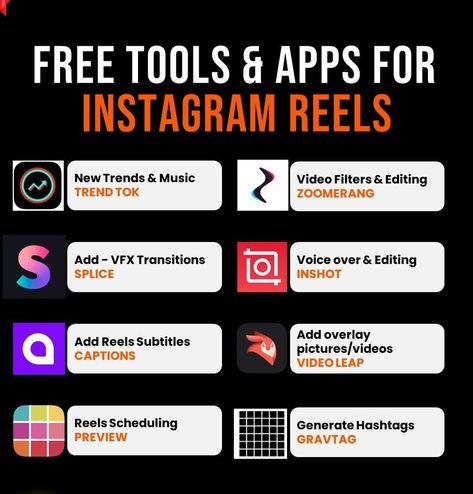 Free tools for Instagram must important Apps For Instagram, Instagram Apps, Video Caption, Secret Websites, Video Filter, Music App, Photo Editing Apps, Editing Apps, Skills To Learn