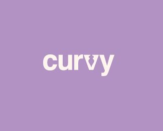 Curvy | repinned by www.drukwerkdeal.nl Curvy Logo, Identity Inspiration, Logo Brand Identity, Brand Identity, ? Logo, Quotes, Logos