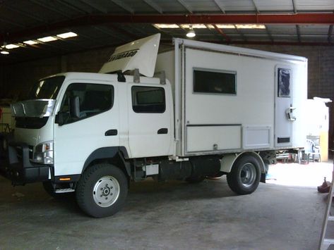 Fuso Camper, Overlanding Truck, Camping Vehicles, 4 Door Trucks, Toyota Dyna, Mitsubishi Canter, Short Bus, Overland Truck, Expedition Portal