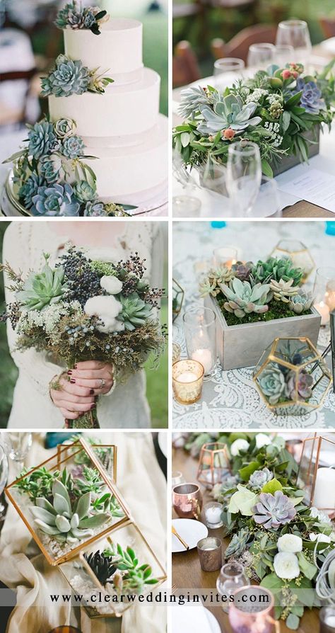 Wedding Arch Succulents, Succulent And Rose Centerpiece, Succulent Wedding Decorations Wedding Table Decor, Succulent And Flower Bouquet, Succulent Wedding Flowers, Wedding Flowers With Succulents, Succulent Wedding Table Centerpieces, Succulent Arch Wedding, Succulent Arrangements For Weddings