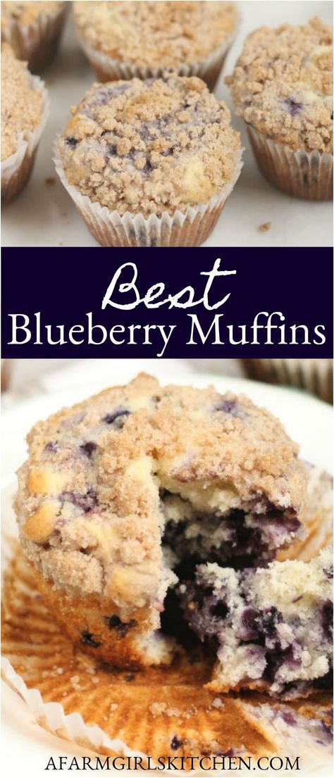 Frozen Blueberry Muffins, Brunch Snacks, Steak Fingers, Blueberry Muffin Recipe Easy, Bakery Style Blueberry Muffins, Muffins Blueberry, Cake Mix Muffins, Blueberry Muffin Recipe, Vegan Blueberry Muffins