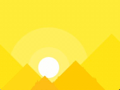 Sunrise Animation, Sunrise Gif, Sunset Gif, Yoga India, Canvas Art Painting Abstract, Motion Graphics Tutorial, Up Animation, Sunrise And Sunset, Night Gif