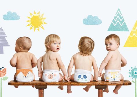 Your Baby Will Love These Eco-Friendly Nappies | Dieline - Design, Branding & Packaging Inspiration Baby Ads, Pvc Hose, Baby Products Packaging, Brand Character, Family Brand, Brand Creation, Baby List, Nikko, Creative Ads