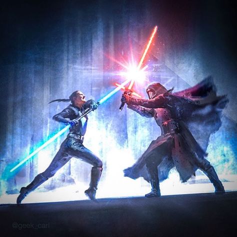 Double Lightsaber, Duel Of The Fates, The Fates, Sabre Laser, Knights Of Ren, Dolph Lundgren, Old Republic, Star Wars Concept Art, The Old Republic