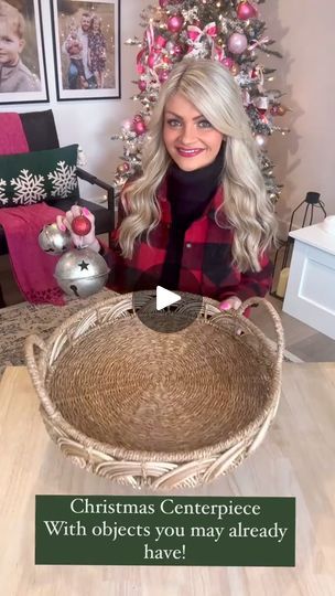 53K views · 575 reactions | Cute & Easy Christmas Centerpiece 🎄❤️ I figure most of us, or at least a good portion of us all have some ornaments, garland, flameless candles, and something to add it all in to! I have so many flameless candles! I love them and like to add them anywhere I can. I will link what I used for my centerpiece in LTK! (The star picks are from my garland that I took off to use as picks) LTK link in bio ❤️ @LTK #ltkhome #ltkholiday #christmasdecor #christmascenterpiece #christmastiktok | Cherish Larsen