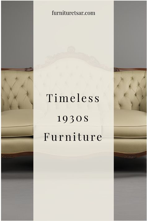 Timeless 1930s Furniture 1930 Interior Design 1930s House, 1930 Interior Design, Art Deco Furniture 1920s, 1930s Furniture, 1930s Home Decor, 1930s Decor, 1930s House Interior, American Colonial Style, Old Time Pottery