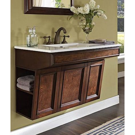 Guest office vanity Ada Vanity, Handicapped Bathroom, Accessible Bathrooms, Ada Bathroom, Accessible Home, Wall Mounted Bathroom Vanity, Mounted Bathroom Vanity, Accessible Bathroom, Tv Bracket