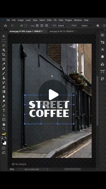 blog.ai | shaik jakir on Instagram: ""How To Make Perspective Text In Photoshop "🤯💥 . . An Amazing Tutorial By @recdope . . . . . . . . . . . . . . . . . . . . . . . . . .(DM for credit or removal/ No copyright intended/ All rights are reserved & belongs to their respective owners) . . . . . . . . . . . . . . . photoshop photoshoptutorial madewithphotoshop graphicdesign  Logodesign logo logomaking tutorial  Oneminutetutorial photoshopblog follow  Followme explore photoshop2024 photoshopexpert photoshopcourse photoshopknowledge   #madewithphotoshop #ShortTutorial . . . .  #photoshop2022 #designinspiration #photoshoptutorials #graphicdesigner #creative #photography #digitalart  #Adobe #Art #Design  #Photoshop #tutorial  #usa" Text In Photoshop, Shorts Tutorial, Design Photoshop, Photoshop Illustrator, Photoshop Tutorial, Creative Photography, Illustrator, Digital Art, Design Inspiration