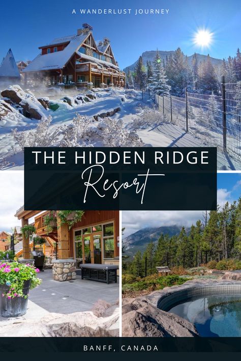 The Hidden Ridge Resort in Banff, Canada is a pet friendly apartment style property with full kitchens and wood burning fireplaces.✨ CLICK TO VIEW RESORT DETAILS ✨ winter travel | banff | Canada | places to stay in banff | best places to stay in banff | wanderlust travel Banff Activities, Pet Friendly Apartment, Canada Places, Banff Winter, Wood Burning Fireplaces, Family Vacation Spots, Banff Canada, Apartment Style, Winter Travel