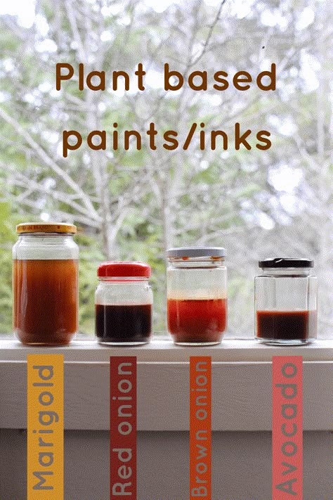 How To Make Paint With Flowers, Eco Painting Ideas, How To Make Paint Out Of Flowers, How To Make Ink, Diy Ink, Tinta Natural, Ink Making, Natural Paint, Homemade Paint