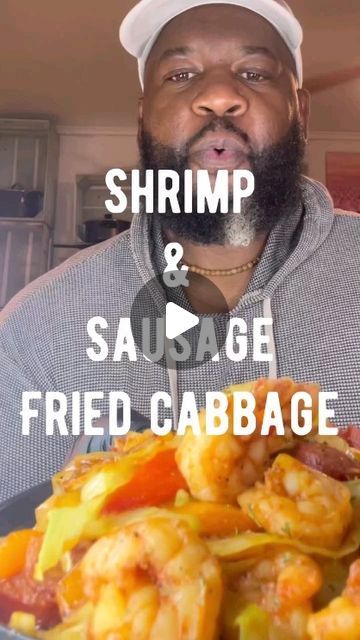 Christopher Dorrah on Instagram: "Best 23 Recipes of '23...#2...Shrimp & Sausage Fried Cabbage . This recipe and more will be available in the new upcoming cookbook . Seasoning, Cookbook and Recipes avail. at link in bio ☝🏾 . Daily Affirmations - believe in you . 🚨SHARE & TELL A FRIEND🚨 . #cabbage #food #foodporn #fall #garden #autumn #foodie #veggies #broccoli #yummy #seafood #seafooslover #shrimp #sausage #quickrecipes" Cabbage Shrimp Sausage Recipe, Cabbage With Shrimp And Sausage, Shrimp And Cabbage Recipes, Cabbage Sausage Potato, Sausage And Shrimp Recipes, Fried Shrimp Recipes Easy, Fried Shrimp Recipes, Soup Crockpot, Steamed Cabbage