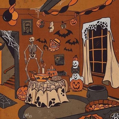 📌 July 6, 2024 👤 @ColleSemplice #️⃣ Immortalidee  #️⃣ Hallothanks Classic Halloween Party Ideas, Halloween Party Drawing, Vintage Halloween Party Aesthetic, Nostalgic Halloween Aesthetic, Classic Halloween Aesthetic, Nostalgic Halloween Decor, Retro Halloween Aesthetic, Classic Halloween Party, Retro Halloween Art