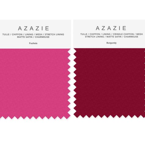 Burgundy & Fuschia from Azazie Burgundy And Magenta Wedding, Burgundy And Fuschia Wedding, Fuschia Bridesmaid Dresses, Pink And Burgundy Wedding, Fuschia Wedding, Carol Ann, Burgundy Bridesmaid Dresses, Burgundy Wedding, Color Swatch