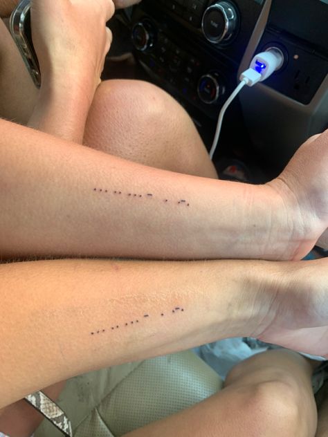 morse code
sister
tattoo
arm
simple
small Code Tattoo, Morse Code Tattoo, Morse Code, Fitbit Flex, Tattoo Quotes, Coding, Tattoos