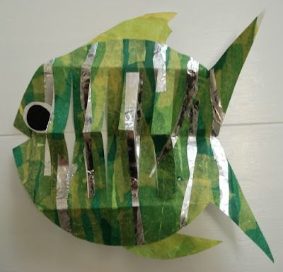 a faithful attempt: Collage Pop-Out Fish Tissue Paper Collage, Fish Project, Fish Collage, Third Grade Art, Bone Fish, Colourful Fish, 3d Fish, Paper 3d, 2nd Grade Art