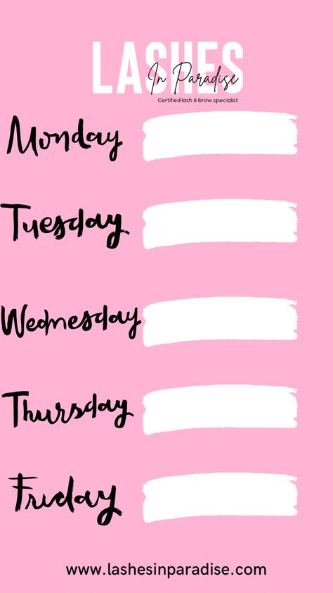 Weekly Availability Template, Available Appointments Template Pink, Lash Appointments Available Template, Lash Availability Post, Policy Template Instagram, Availability For Appointments Template, Lash Appointments Available, Available Appointments Template, Lash Ideas