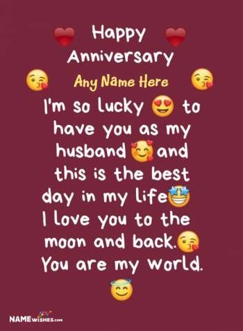 Happy Aa Anniversary Wishes, Happy Anniversary Status, Love Anniversary Wishes, Happy Anniversary Hubby, Anniversary Status, Anniversary Wish, Happy Anniversary To My Husband, Happy Birthday Husband Quotes, Anniversary Quotes For Husband