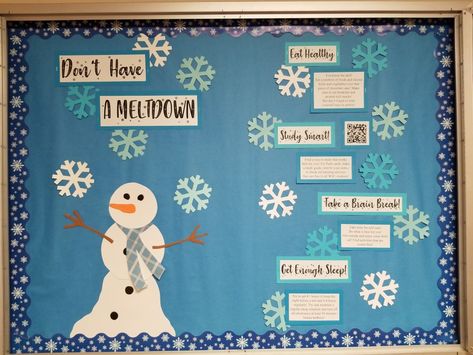 Winter Themed Ra Bulletin Boards, Winter Ra Bulletin Boards, School Nurse Elementary, Hall Themes, Cool Bulletin Boards, Res Life Bulletin Boards, Health Bulletin Boards, January Kindergarten, Nurse Ideas