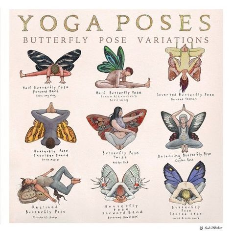 Heart Openers Yoga, Butterfly Pose, Arte Yoga, Yoga Inspo, Yoga Poster, Yoga Posen, Iyengar Yoga, Relaxing Yoga, Easy Yoga Workouts