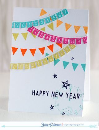 New Year Cards Handmade, New Year Card Making, New Year Card Design, Happy New Year Card, New Year Cards, Paper Bunting, Valentine Cards Handmade, Happy New Year Cards, Paper Scissors