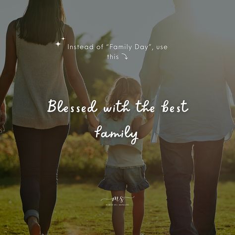 instead of “Family Day” use these:🥰 #Family #familyday #familybonding #fambam #sunday #quotes #quotesoftheday #caption #notes #instagramtips #randomthoughts #fyp #margesn #smm Sunday Quotes, Family Bonding, Family Day, Instagram Tips, Quotes, Quick Saves