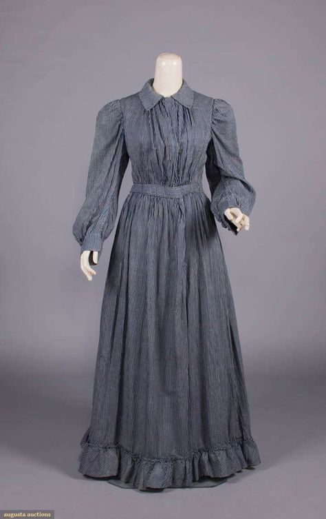 1890s Middle Class Fashion, 1890s Walking Dress, 1890s American Fashion, 1890s Working Woman, 1890s Work Dress, Edwardian Wrapper Dress, 1870s Dress Casual, 1883 Dress, Late 1800s Dresses