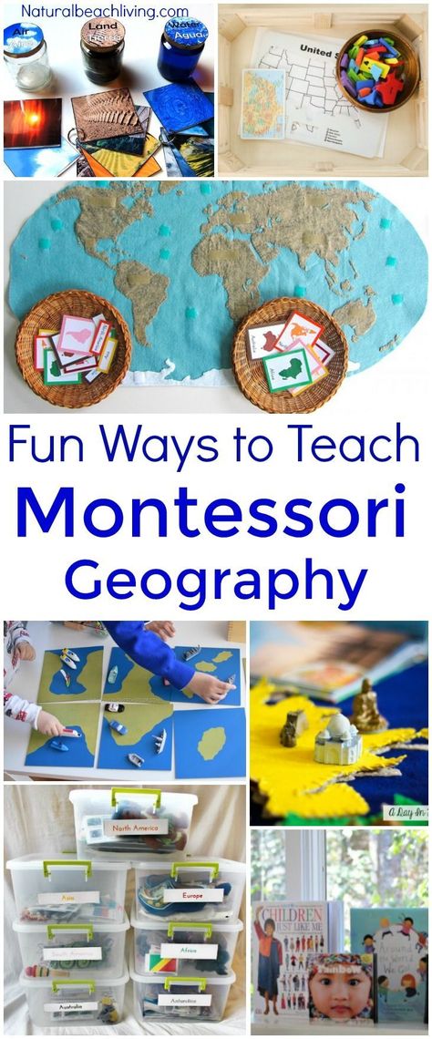 Geography Kids, Homeschool Geography Curriculum, Montessori Curriculum, Preschool Montessori, Montessori Science, Montessori Geography, Toddler Montessori, Montessori Books, Geography For Kids