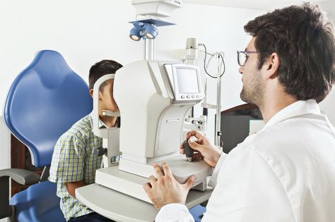 You may know it as the “clicky test,” but we like to call it the #VisualFieldTest. This subjective measure of central and peripheral vision (side vision) is used by eye doctors to diagnose vision loss due to #glaucoma and, in turn, monitor glaucoma progression.   #EyeDoctor Screen Time For Kids, Time For Kids, Vision Health, Digital Eye Strain, Vision Loss, Light Sensitivity, Eye Exam, Time Kids, Do Homework