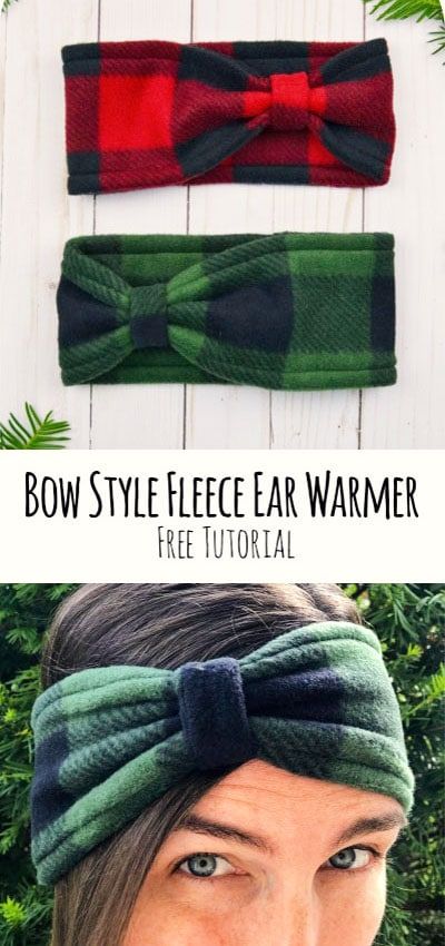 Fleece Sewing, Fleece Sewing Projects, Ear Warmer Pattern, Fleece Crafts, Fleece Projects, Headband Diy, Fleece Headbands, Fleece Hats, Sewing Fleece