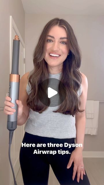 Brittany Stephens on Instagram: "Follow for hair how-tos🫶🏻 3 @dysonhair airwrap tips you NEED to know if you struggle to get your curls to hold. 
. 
Link to products/tools: https://liketk.it/4wisH
.
1. Find your “sweet spot” - if you’re hair is too damp, it won’t wrap properly around the barrel. If it’s too dry, same thing. Unlike a regular curling iron, the airwrap will take more time upfront to learn how dry your hair should be to wrap the perfect curl. Take time to find the sweet spot! With my thick, long hair, I need it to be 85-90% dry to properly wrap. Once I figured that out, my overall drying/styling time was cut down significantly compared to regular drying and then styling with an iron.
2. Focus on your roots - you need your ends damp to wrap! Focus on the scalp so your ends on Dyson Air Wrap Hairstyles Long Hair, How To Dyson Airwrap, Dyson Air Wrap Long Hair, Dyson Airwrap Blowout, How To Curl Ends Of Hair, Dyson Airwrap Hairstyles Long Hair, Air Wrap Hair Styles, How To Use Dyson Airwrap, Air Wrap Curls